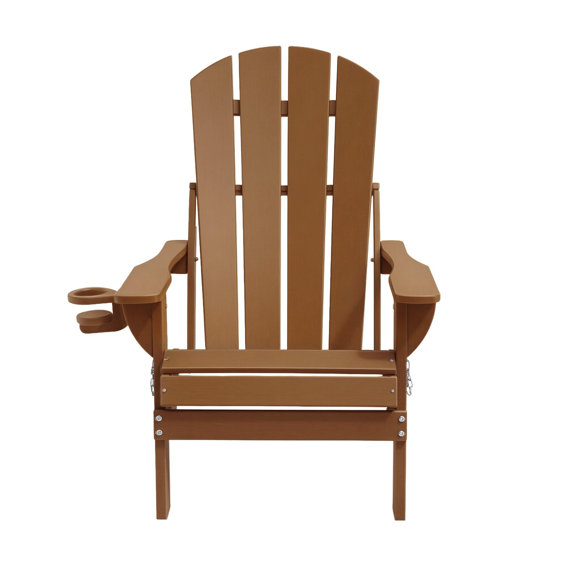 Gardeon Outdoor Chairs Folding Adirondack Beach Chair HDPE Sun Lounge Patio Furniture Garden Brown Awezingly