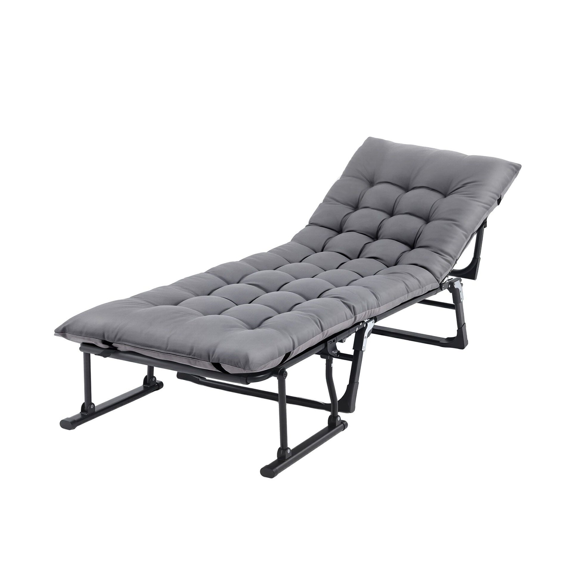 Gardeon 3-in-1 Sun Lounger Folding Camping Chair Adjustable Recliner Patio Furniture for Office Nap, Poolside Awezingly