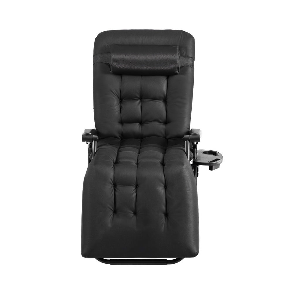 Gardeon Sun Lounge Lounger Folding Camping Zero Gravity Chair Outdoor Furniture Awezingly