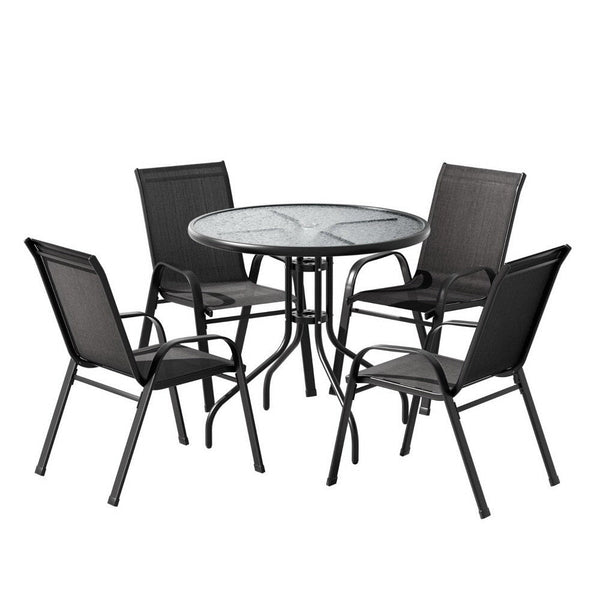 Gardeon Outdoor Dining Set Table and Chairs Patio Garden Furniture Bistro Set Gardeon