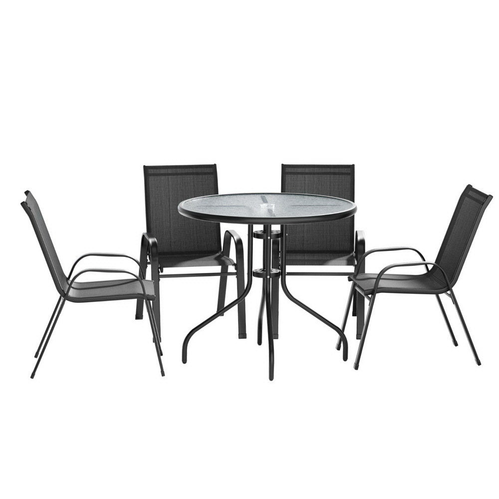 Gardeon Outdoor Dining Set Table and Chairs Patio Garden Furniture Bistro Set Gardeon