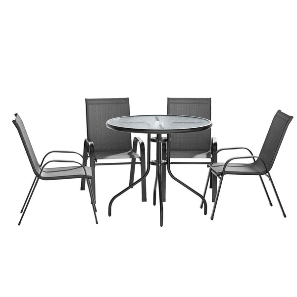 Gardeon Outdoor Dining Set Table and Chairs Patio Garden Furniture Bistro Set Awezingly