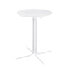 Gardeon Outdoor Bar Table Round Folding Desk Top 109cm Patio Furniture White