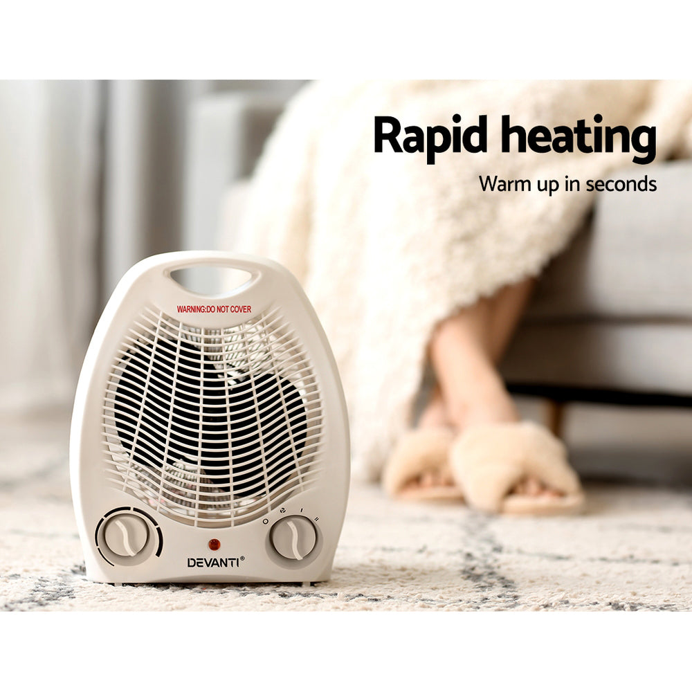 Devanti Electric Fan Heater 2000W Devanti