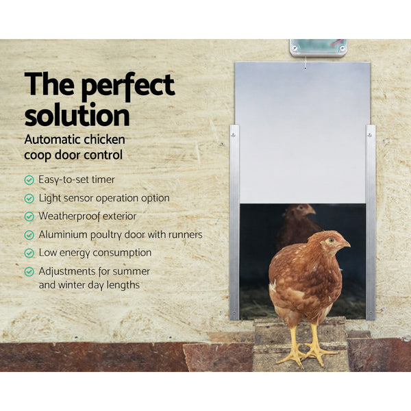 Giantz Automatic Chicken Coop Door Opener Awezingly