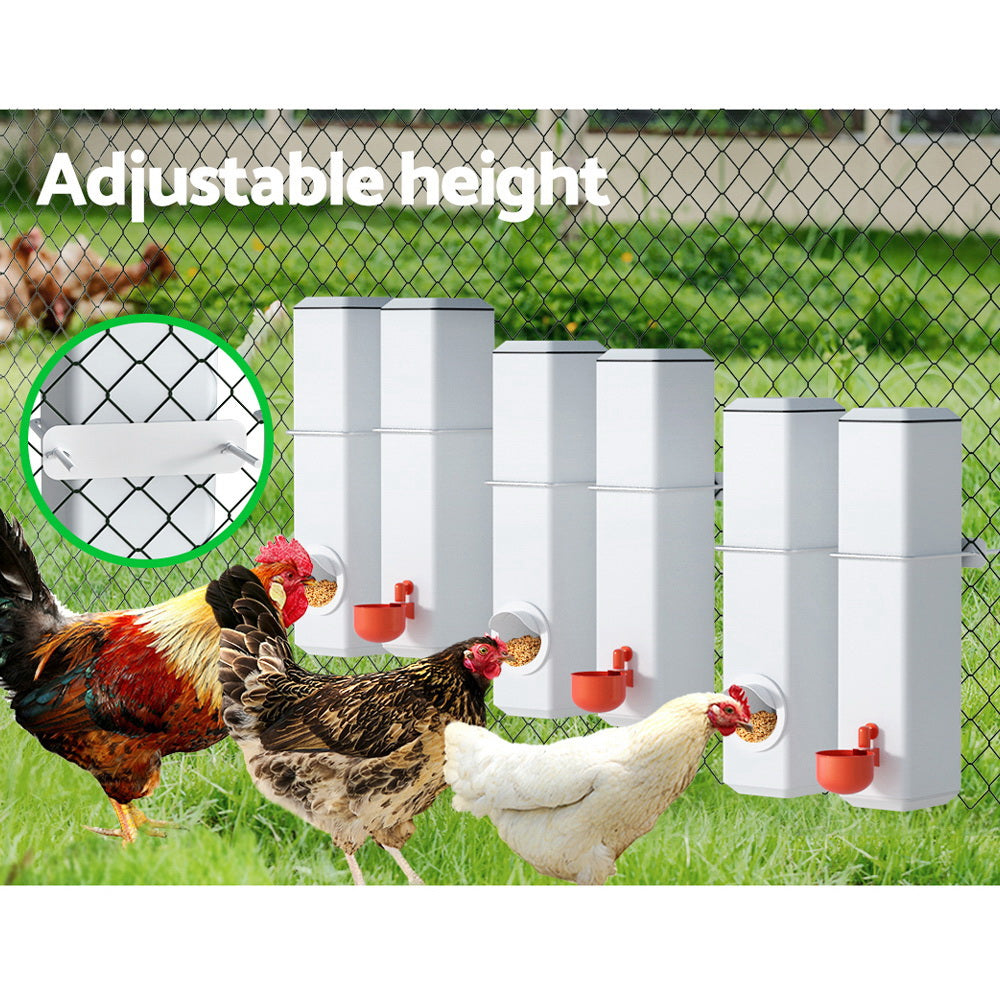 Giantz Chicken Feeder 4L Water Dispenser Automatic Waterer Awezingly