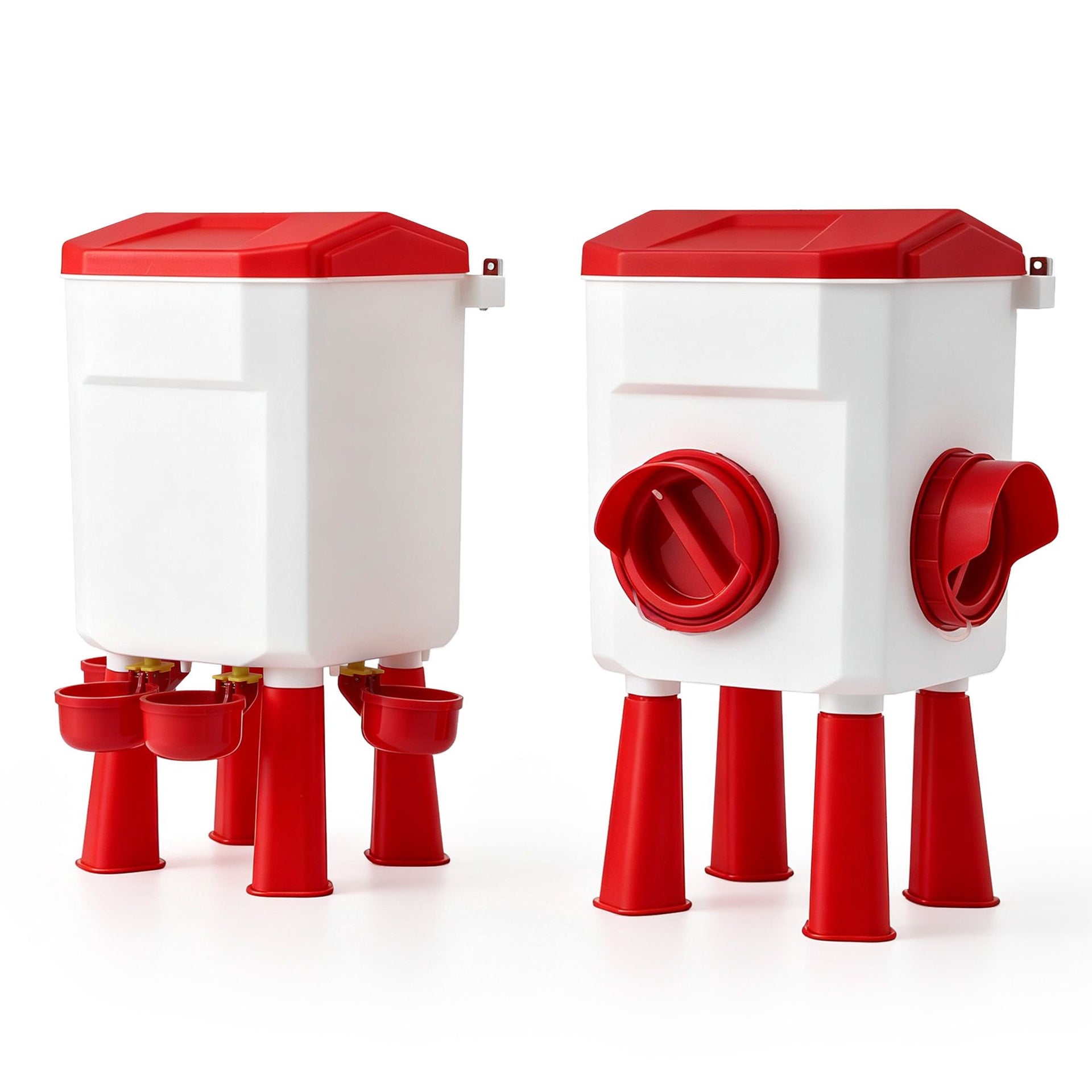 Giantz 8kg Chicken Feeder and 7L Waterer Set Large Capacity Poultry Drinker Kit Awezingly