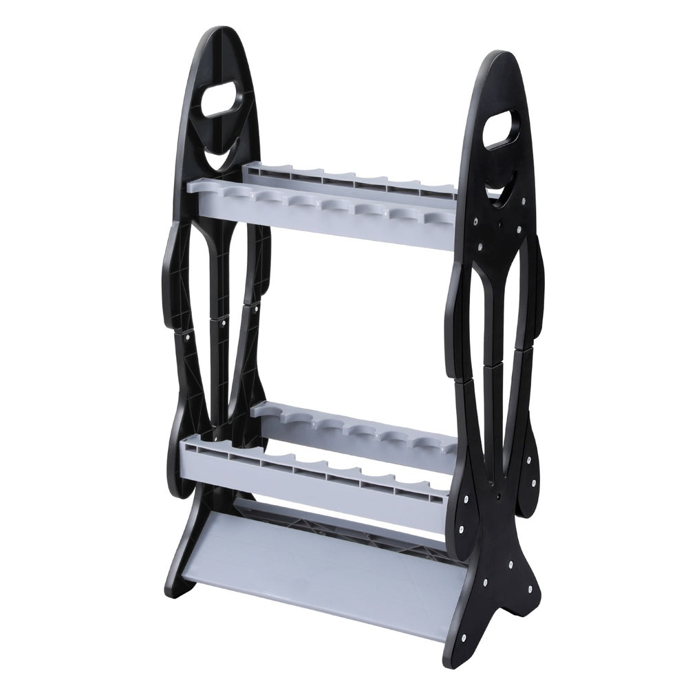 Seamanship Fishing Rod Holder 16 Storage Rack Fishing Pole Stand Garage Organizer Holds Does Not Apply