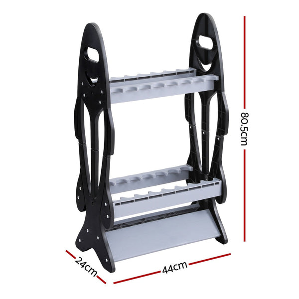 Seamanship Fishing Rod Holder 16 Storage Rack Fishing Pole Stand Garage Organizer Holds Does Not Apply