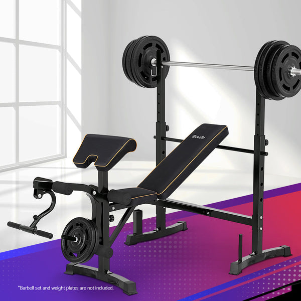 Everfit 10 In 1 Weight Bench Adjustable Home Gym Station Bench Press 330KG Everfit