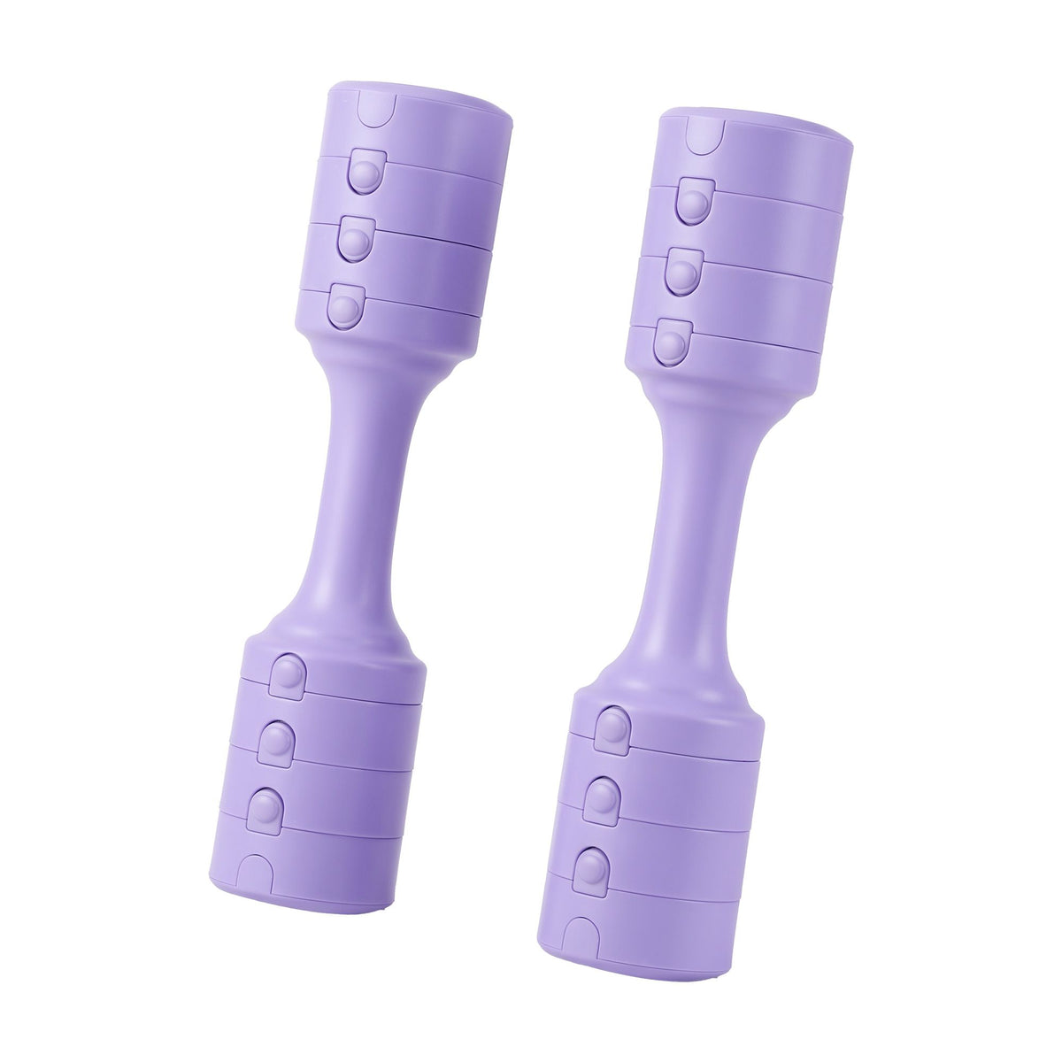 Everfit Adjustable Dumbbell Set 2.5kg x 2 Weights Set 4-in-1 for Women Home Gym Purple Awezingly