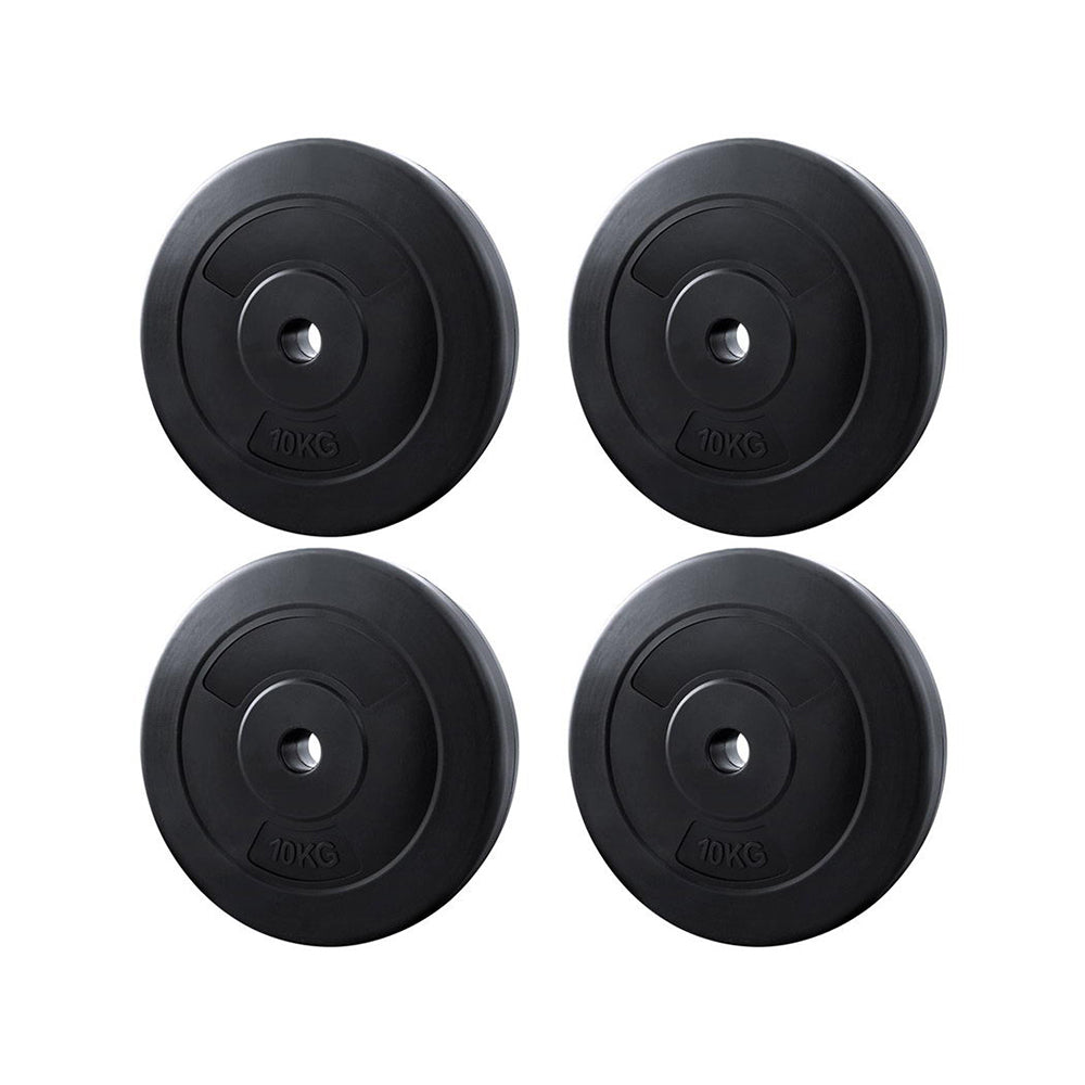 Everfit 40kg Barbell Weight Plates Standard Home Gym Press Fitness Exercise Everfit