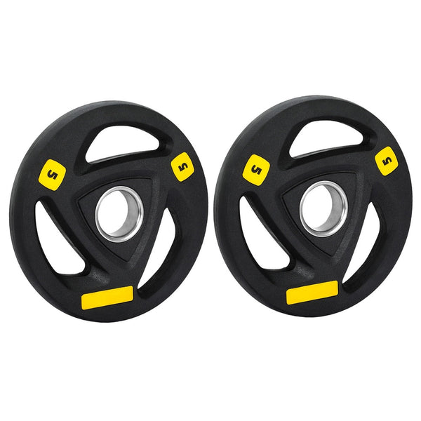 Everfit Weight Plates Standard 5kgx2 Dumbbells Barbells Plate Weight Lifting Home Everfit