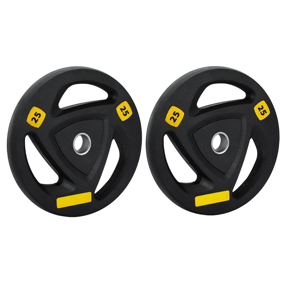 Everfit Weight Plates Standard 25kgx2 Dumbbells Barbells Plate Weight Lifting Home Gym Everfit