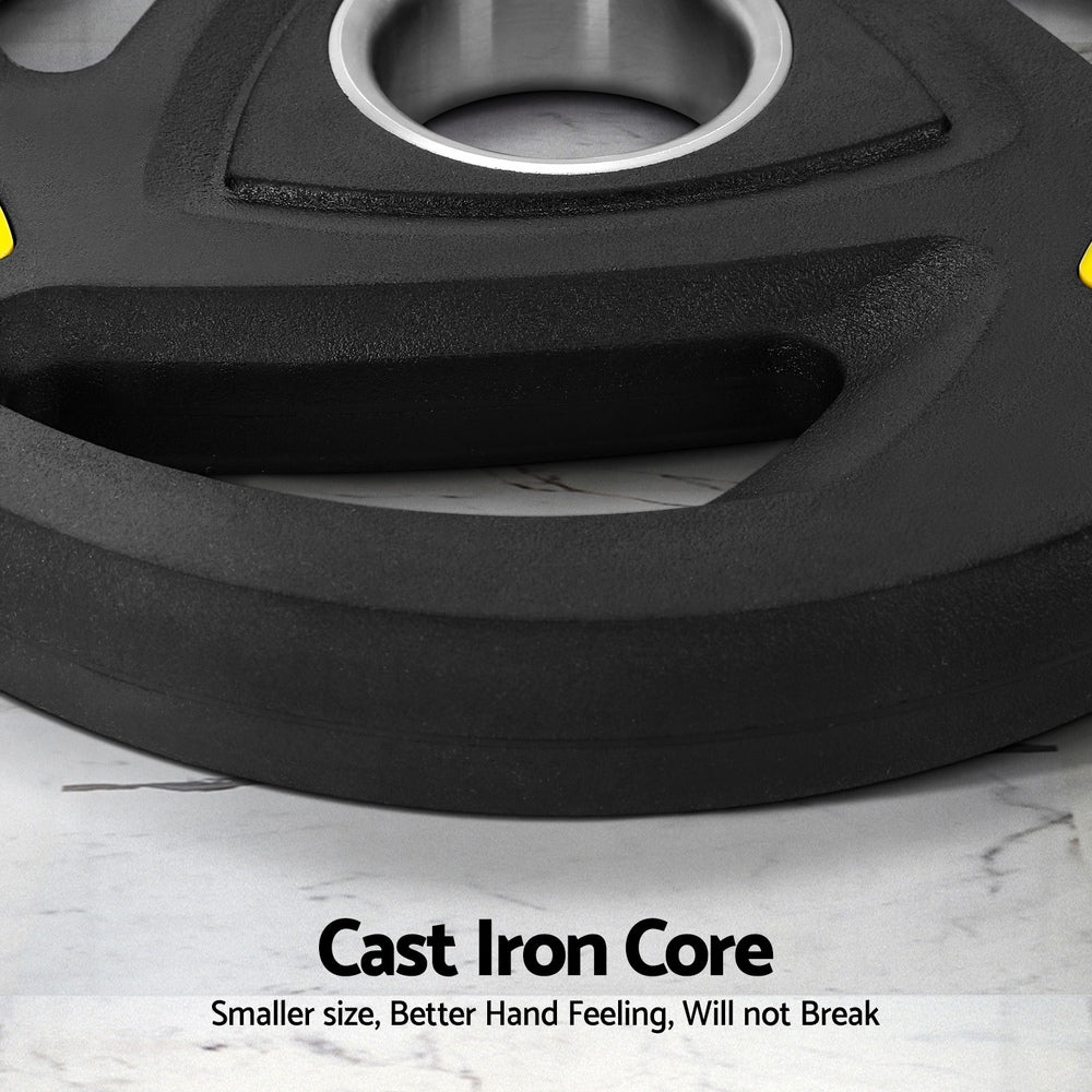 Everfit Weight Plates Standard 25kgx2 Dumbbells Barbells Plate Weight Lifting Home Gym Everfit