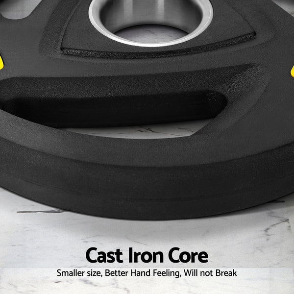 Everfit Weight Plates Standard 25kgx2 Dumbbells Barbells Plate Weight Lifting Home Gym Everfit