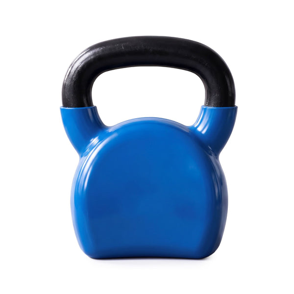 Everfit 16kg Kettlebell Cast Iron Weightlifting Bench Dumbbells Kettle Bell Blue Awezingly