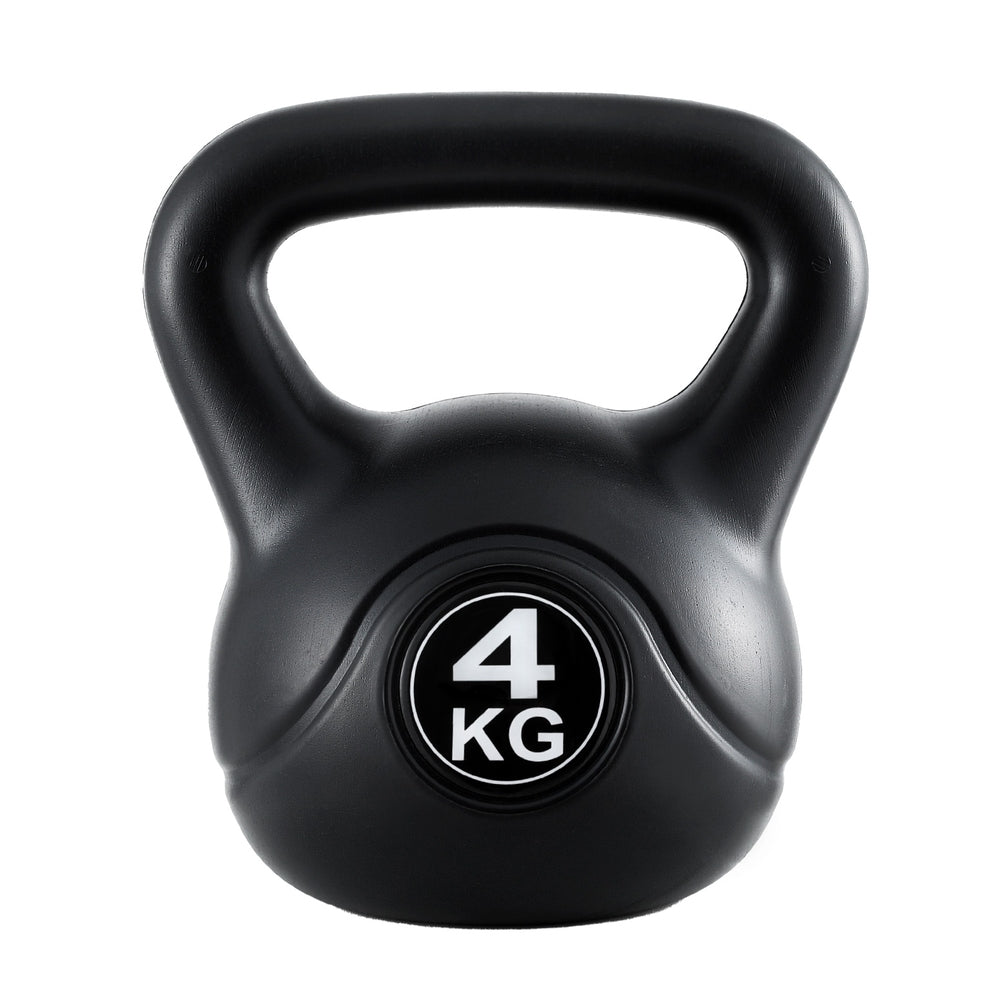 Everfit 4kg Kettlebell Set Weight Lifting Bench Dumbbells Kettle Bell Gym Home Everfit