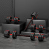 Everfit 40kg Adjustable Dumbbell Barbell Set Weight Plates Home Workout