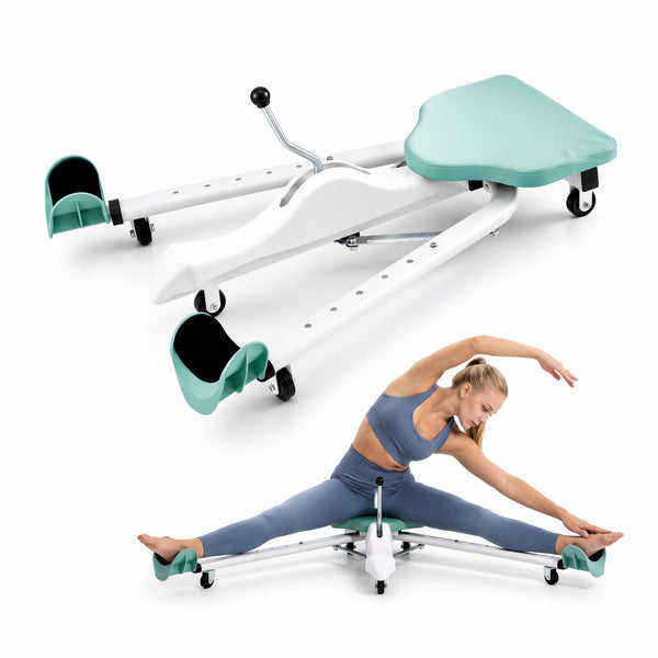 Everfit Leg Stretcher Machine Foldable 180 degree Adjustable Split Machine Green Awezingly