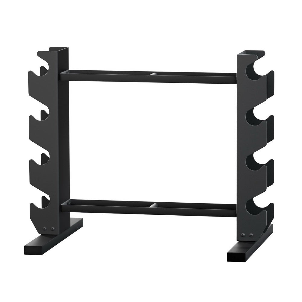 Everfit Dumbbells Rack Dumbbell Kettlebell Stand Home Gym Storage 200kg Capacity Everfit