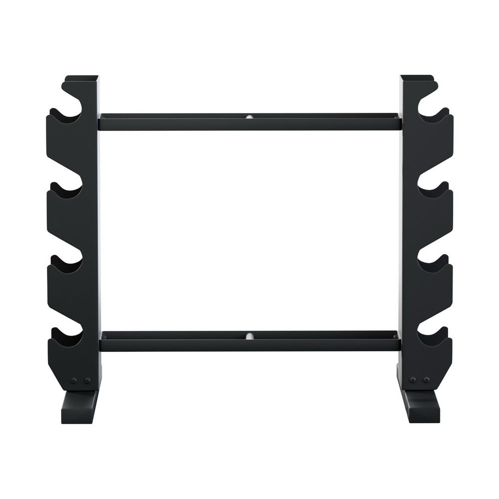 Everfit Dumbbells Rack Dumbbell Kettlebell Stand Home Gym Storage 200kg Capacity Everfit