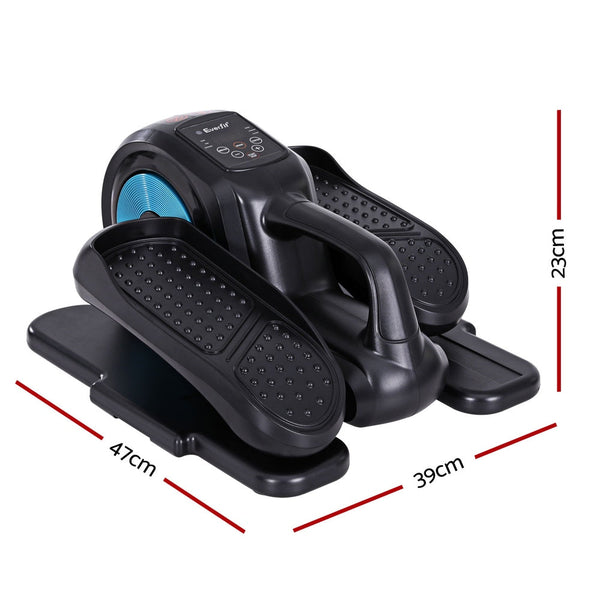 Everfit Pedal Exerciser Mini Exercise Bike Elliptical Cross Trainer 50W Blue Everfit