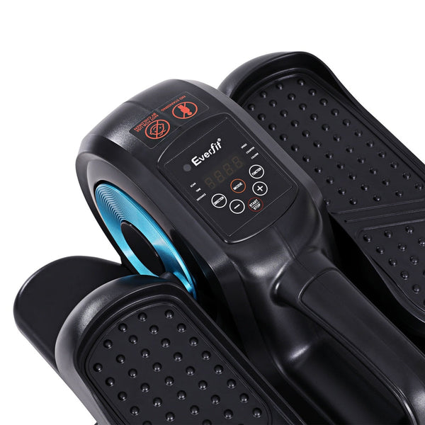 Everfit Pedal Exerciser Mini Exercise Bike Elliptical Cross Trainer 50W Blue Everfit