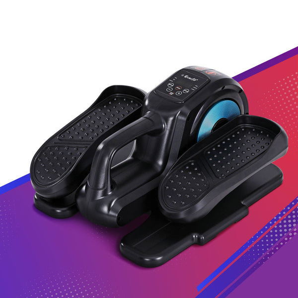 Everfit Pedal Exerciser Mini Exercise Bike Elliptical Cross Trainer 50W Blue Everfit