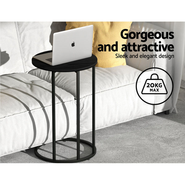Artiss Single Sofa Bed and Side Table Set, Adjustable Recliner Narrow End Table Artiss