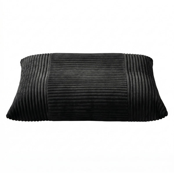 Artiss 3-in-1 Bean Bag Chair for Living Room Convertible Floor Sofa Dark Grey Awezingly