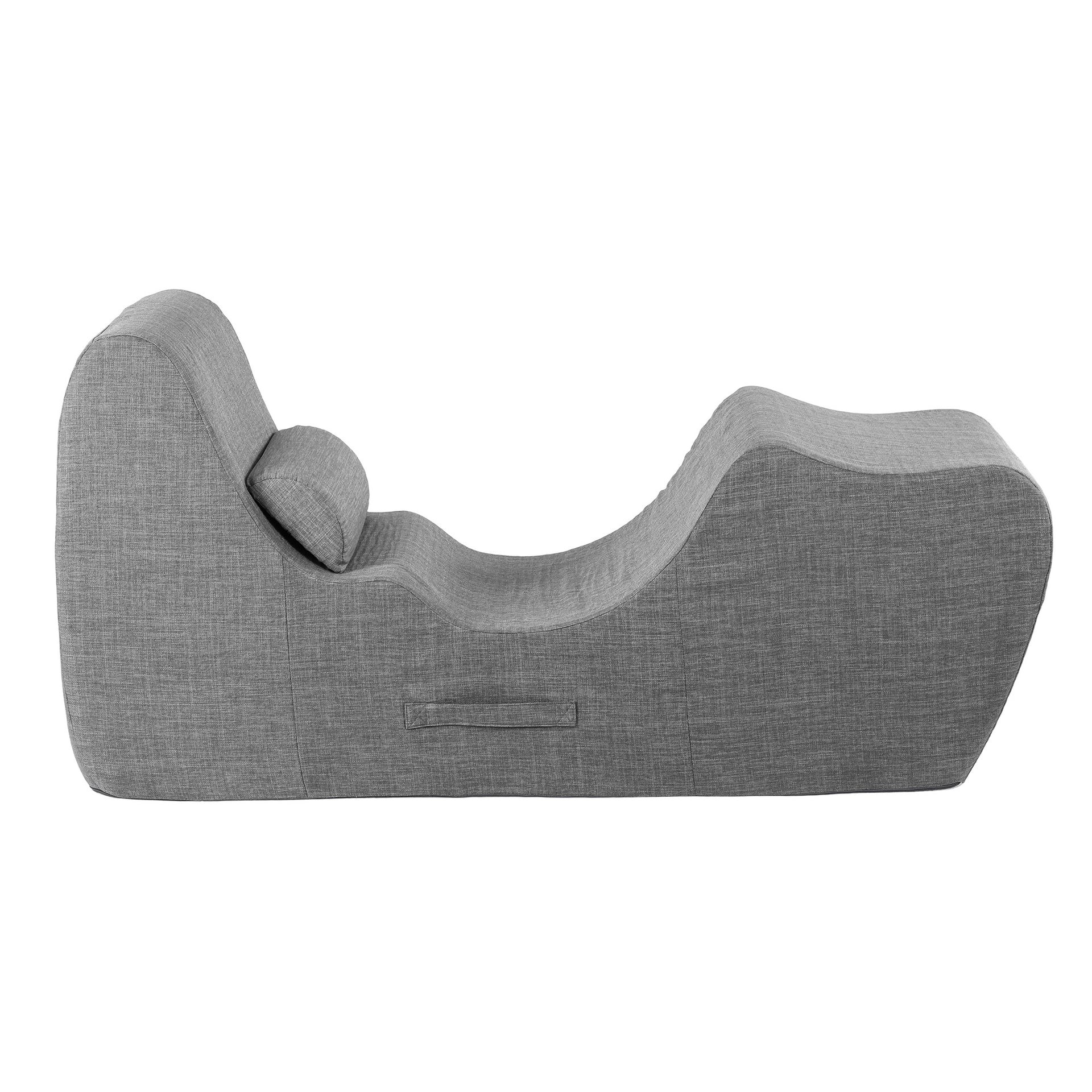 Artiss Chaise Lounge Chair Ergonomic S-Curve Floor Lounger Boneless Lounge Chairs Grey Awezingly