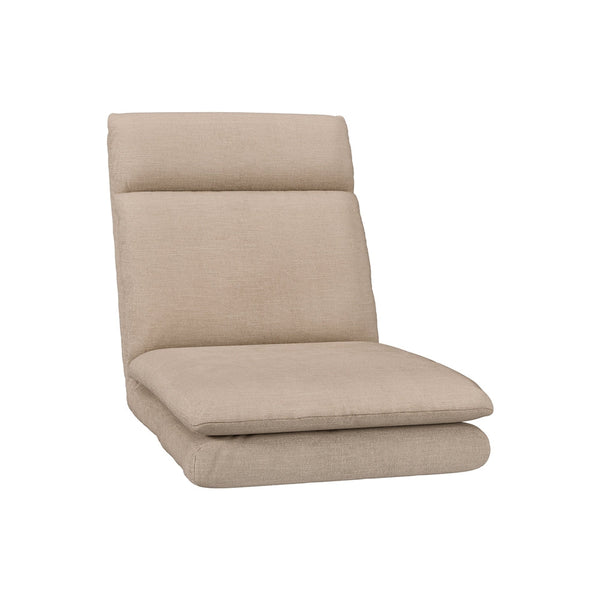 Artiss Floor Chair Sofa 1 Seater Linen Beige Artiss