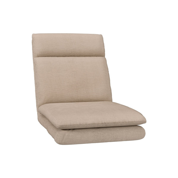 Artiss 2XFloor Chair Sofa Linen Beige Awezingly