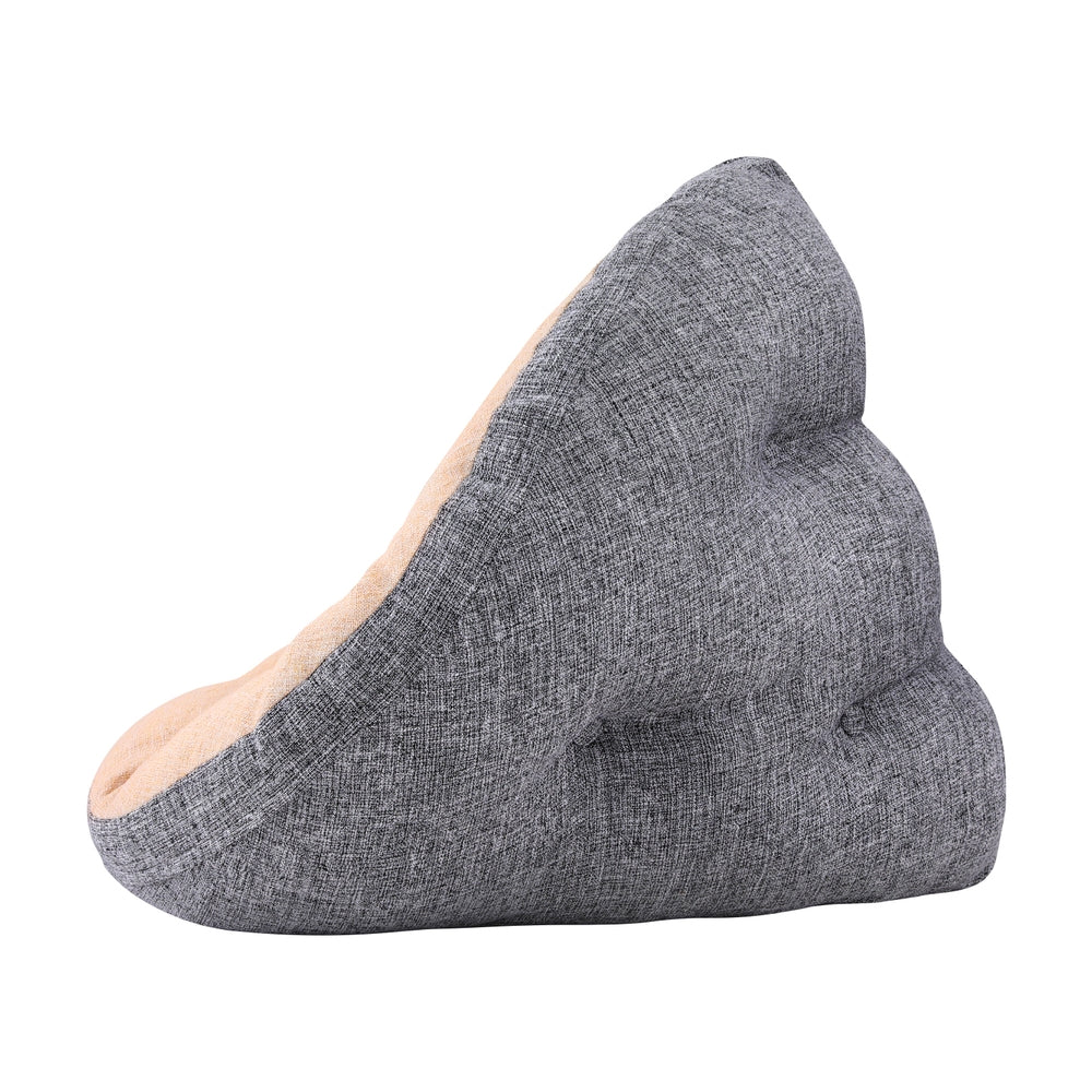 Artiss Floor Lounge Sofa Bed Chair Foldable Washable Beige Artiss