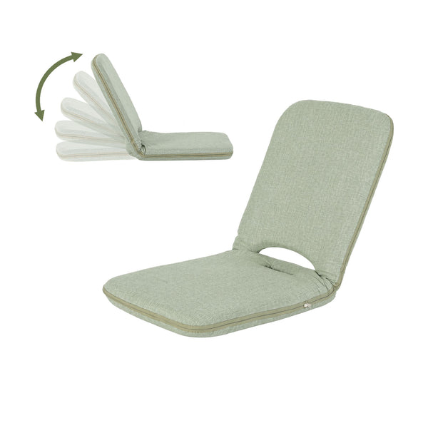 Artiss Floor Chair 5 Position Adjustable Green Lazy Sofa for Living Room Bedroom Awezingly