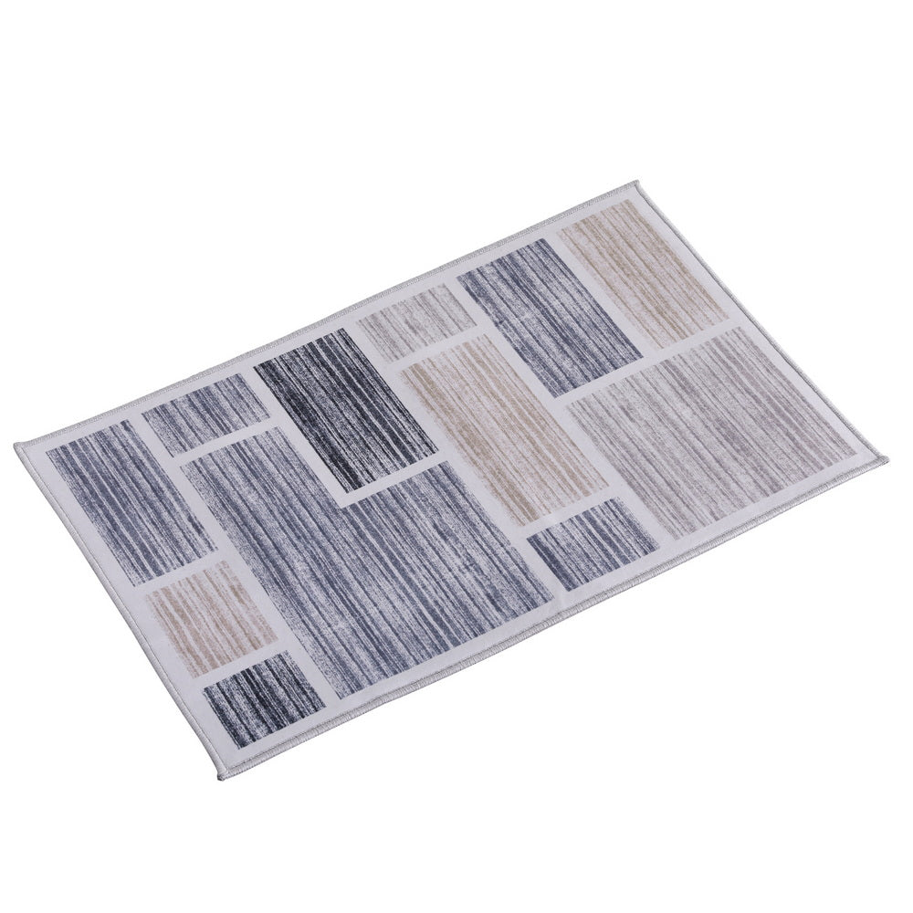 Artiss Floor Rug 50X80cm Doormat Soft Velvet Non-Slip Bath Mat Small Modern Awezingly