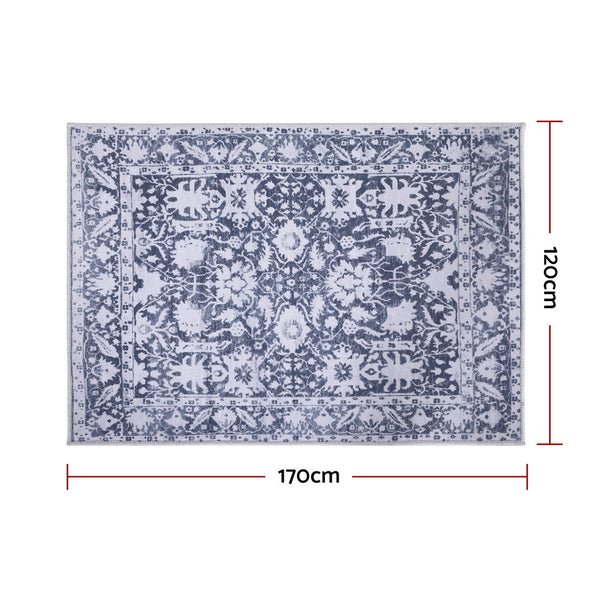 Artiss Floor Rug 120x170cm Soft Velvet Washable Modern Area Rug Floor Carpet Mat Artiss