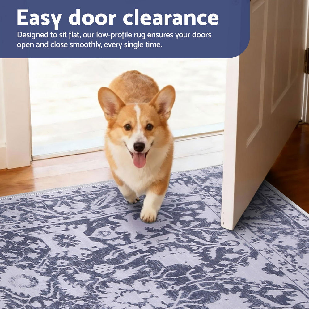 Artiss Floor Rug 120x170cm Soft Velvet Washable Modern Area Rug Floor Carpet Mat Artiss
