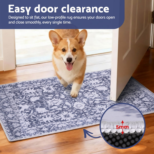 Artiss Floor Rug 50X80cm Doormat Soft Velvet Non-Slip Bath Mat Small Rug Modern Awezingly