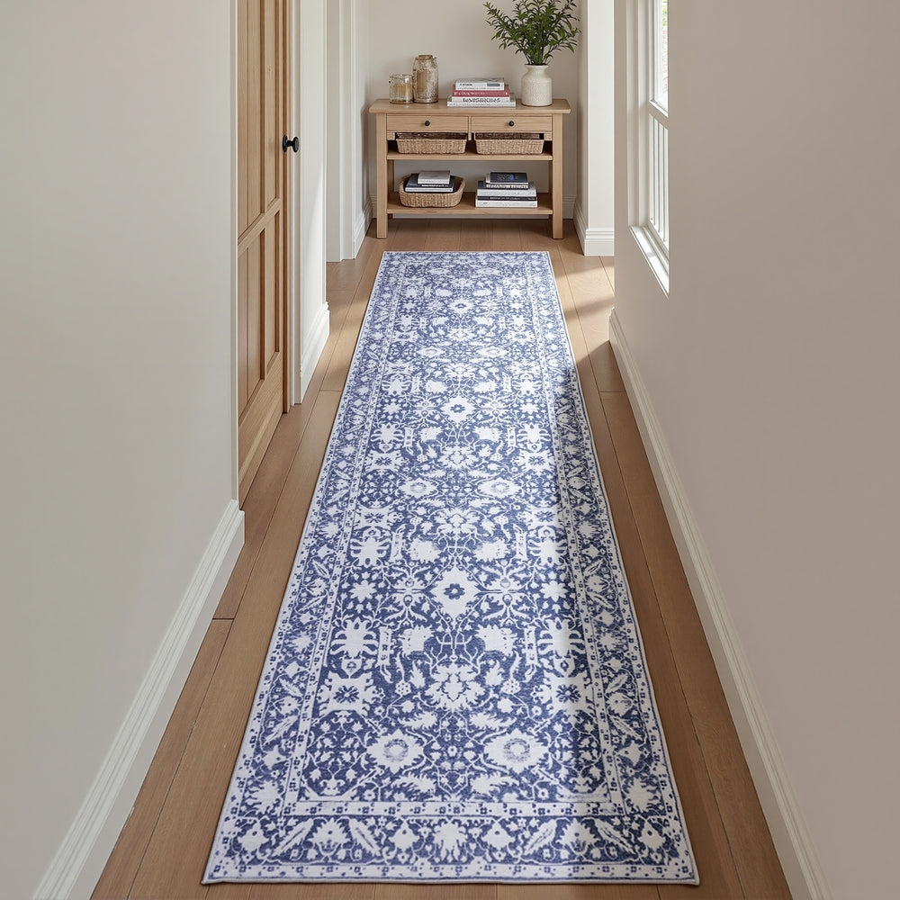 Artiss Hallway Runner Rug 80X300cm Soft Velvet Washable Modern Kitchen Mat Artiss
