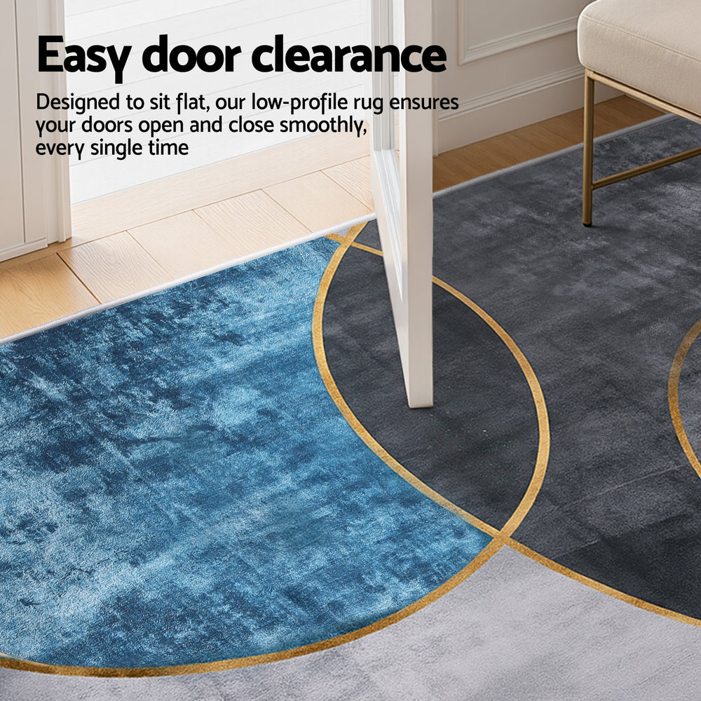 Artiss Washable Floor Rug 200X290cm Large Geometric Area Rug Modern Floor Carpet Awezingly