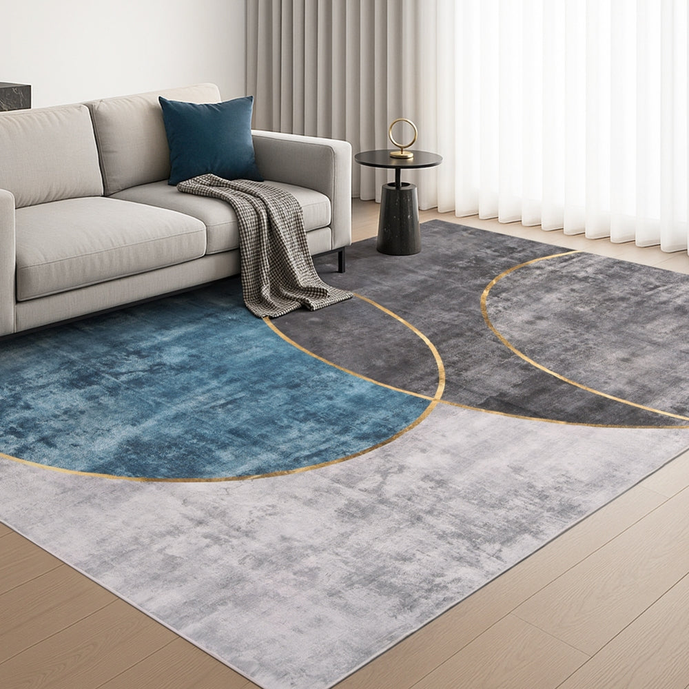 Artiss Washable Floor Rug 240X340cm Large Geometric Area Rug Modern Floor Carpet Awezingly