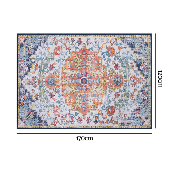 Artiss Floor Rug 120X170cm Large Washable Geometric Area Rug Modern Carpet Mat Awezingly