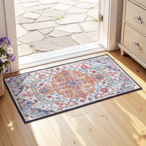 Artiss Floor Rug 50X80 Doormat Carpet Short Pile Non-Slip Entryway Mat Bohemian Awezingly