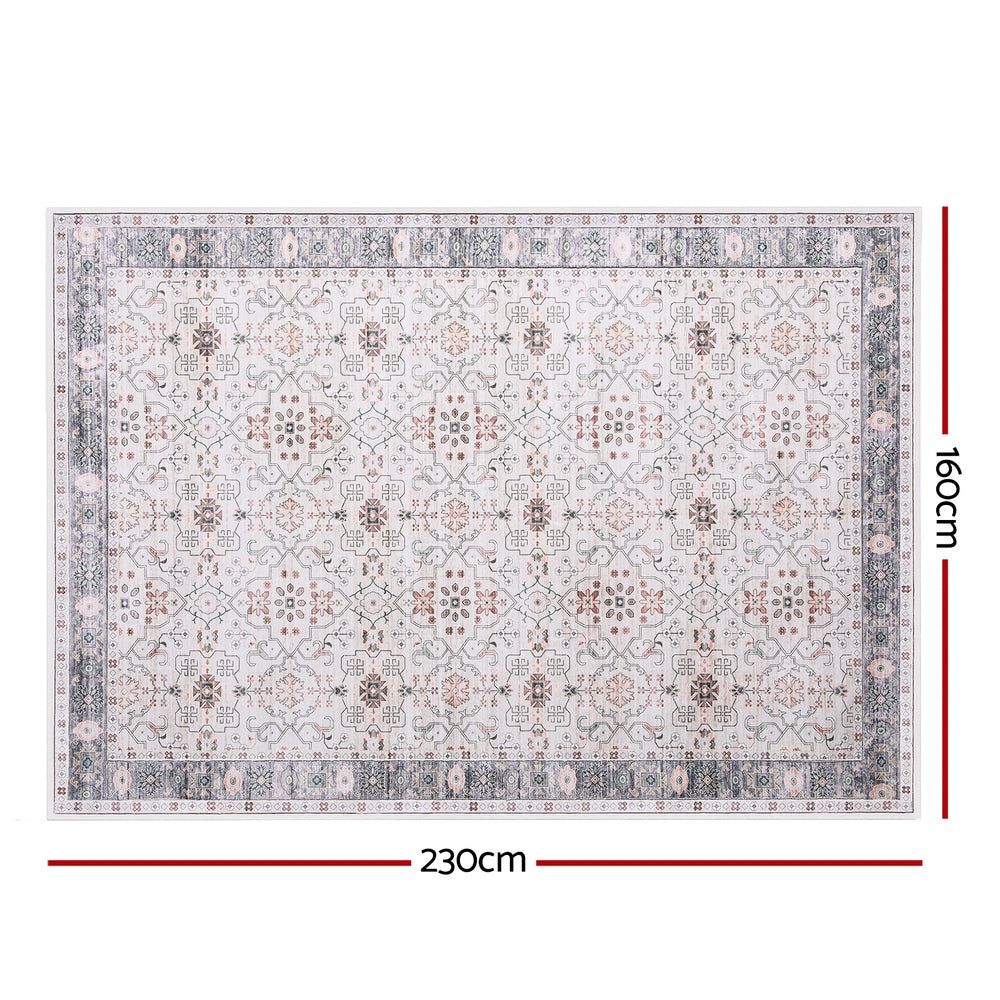 Artiss Washable Floor Rug 160X230cm Large Area Rug Modern Living Room Carpet Awezingly