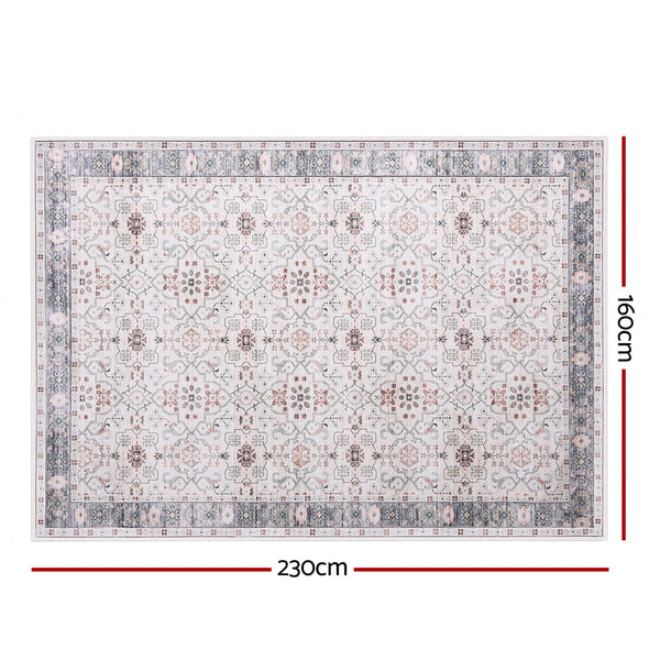 Artiss Washable Floor Rug 160X230cm Large Area Rug Modern Living Room Carpet Awezingly