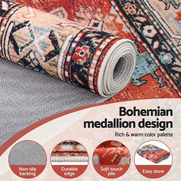 Artiss Floor Rug 200X290cm Large Washable Area Rug Modern Living Room Carpet Mat Awezingly