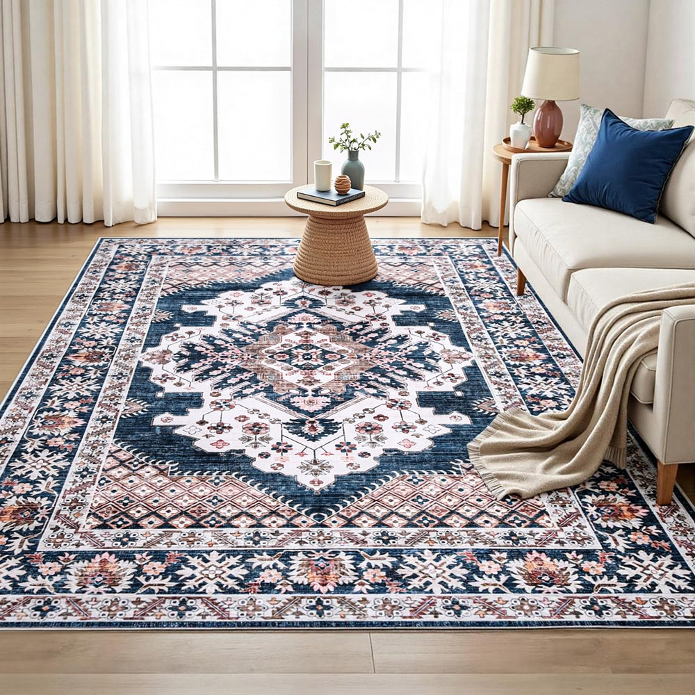 Artiss Floor Rug 200X290cm Large Washable Persian Area Rug Living Room Carpet Awezingly