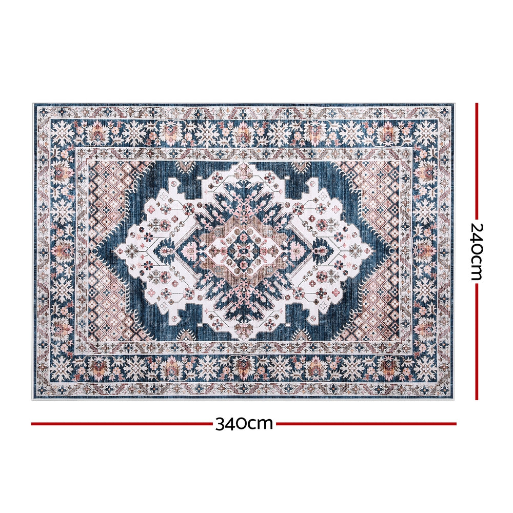 Artiss Floor Rug 240x340cm Large Washable Persian Area Rug Living Room Carpet Awezingly